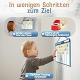 LIKARTO® Töpfchen Training für Kinder magnetisch - Montessori Magnettafel inkl. 60 Magnete & Kordel - Komplett beschreib- und abwischbar - Pipi Kacka Magnete - windelfrei werden
