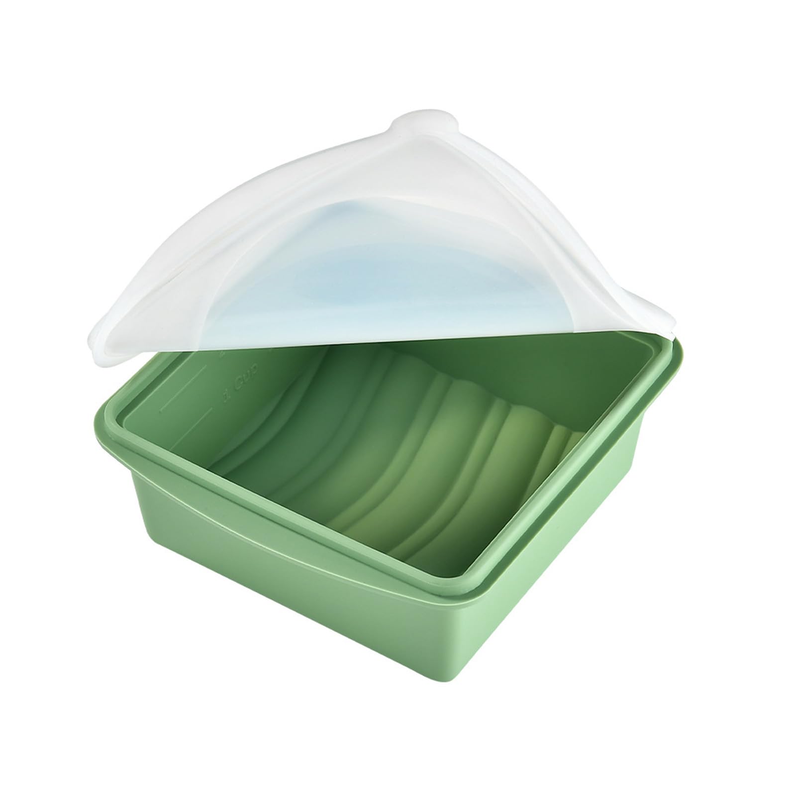 JSGHGDF Bendable Silicose Carrier Including Cover Sustainable Chilled to Oven Ready for Tiny Portions Space Saving Food Storage