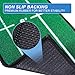 Ponsonbay Golf Putting Mat Indoor & Outdoor Professional Golf Practice Putting Green Mat with Distance Marker Anti Slip Backing Golf Training Accessories Portable Matt