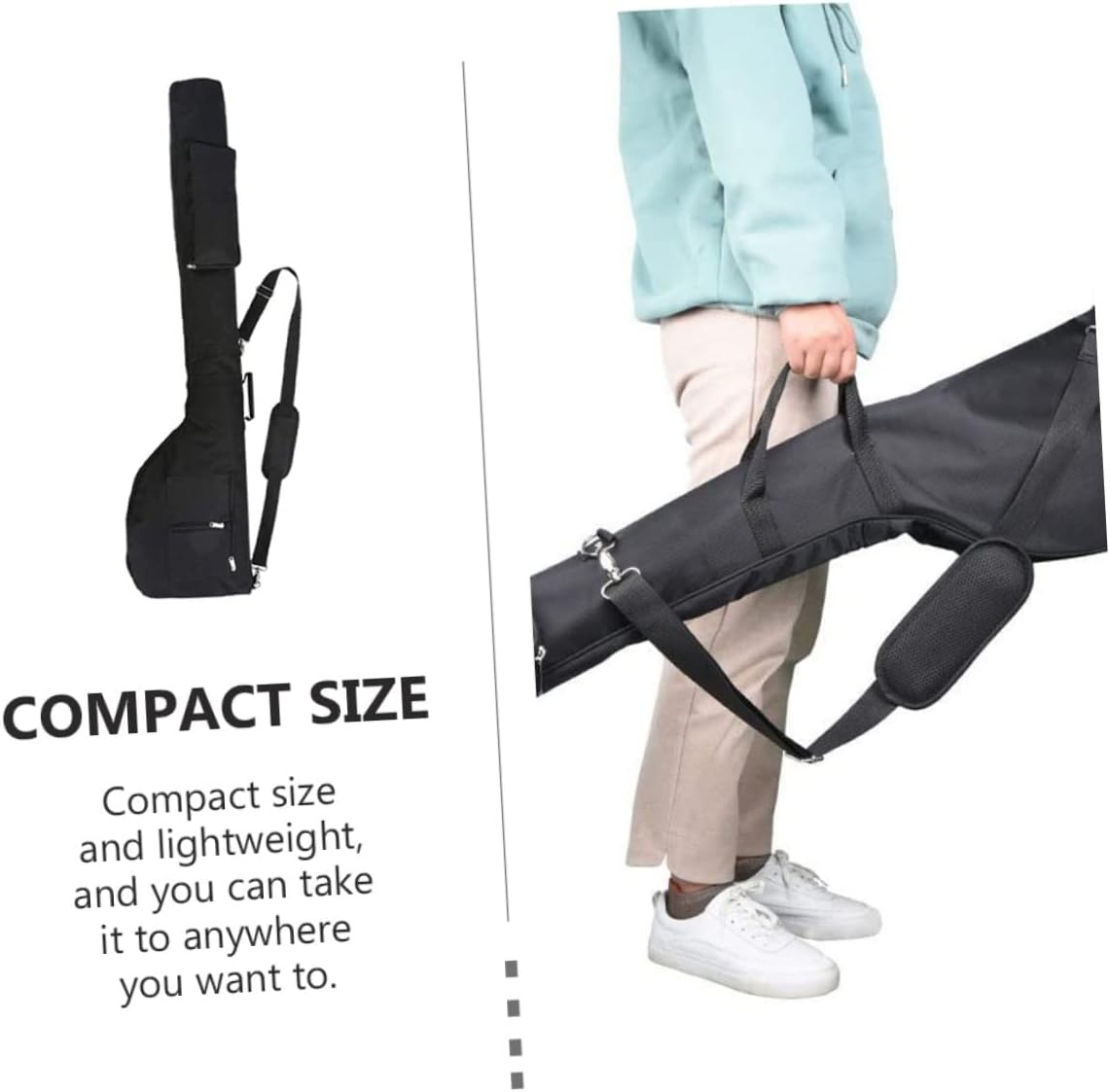 BESPORTBLE Golfing Bag Women Portable Travel Club Carrier Multi-Function Golf Tote Bag for Men Women Zipper Golfing Club Holder