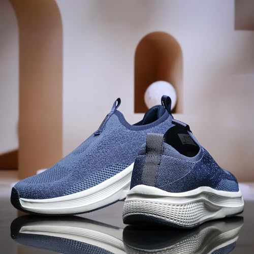 Image of ASIAN Wonderwalk Pro-21 Men's Walking Shoes | Lightweight Slip-On Sneakers with Arch Support | Memory Foam Soft Cushion Insole, Breathable & Flexible Shoes for Gym, Travel & Walk