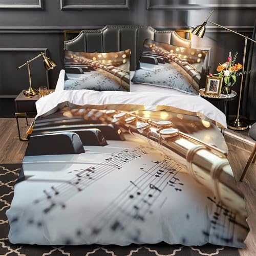Housse de couette train de montagne parure de lit 3D super king 260x220cm