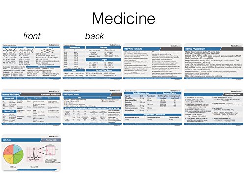 Scrubnotes - Medical Reference ID Badge Cards - 13 Card Set with Pocket Medical Abbreviation Booklet for Doctors and Nurses - Thumbnail 7