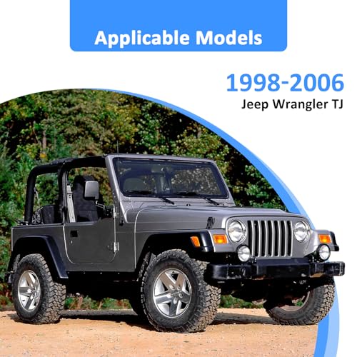 Image of Wsays Trailer Wiring Harness 4-Pin Plug & Play Compatible with Jeep Wrangler TJ 1998-2006