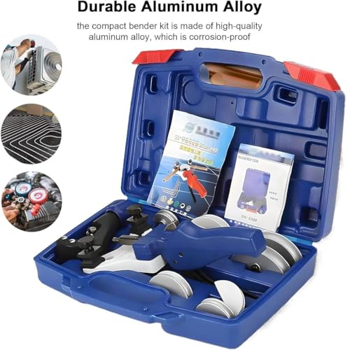 Kit de doblado manual de tuberías con cortador y expansor para tubos de cobre y aluminio