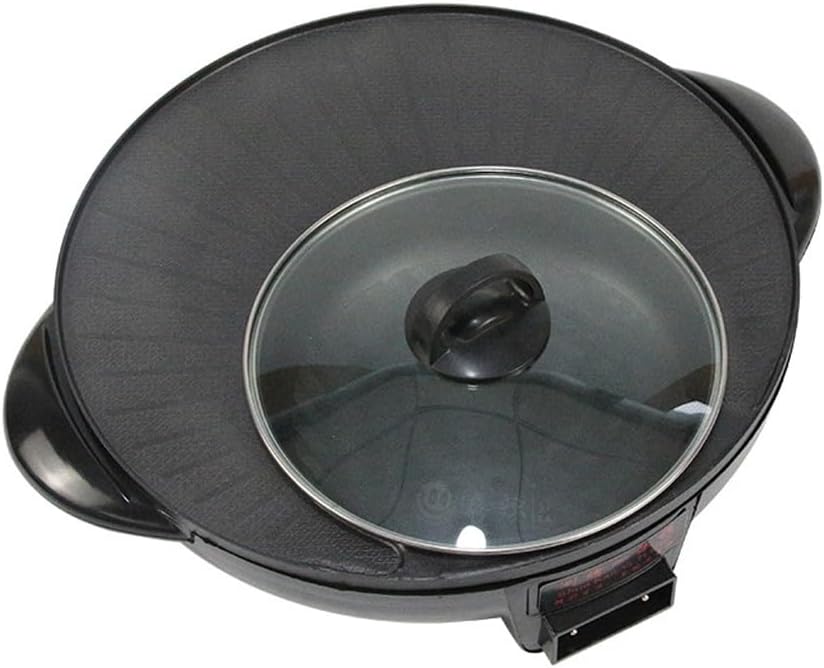 Non-stick Electric Grill Household Electric Hot Pot Machine Grill Barbecue Maker Machine