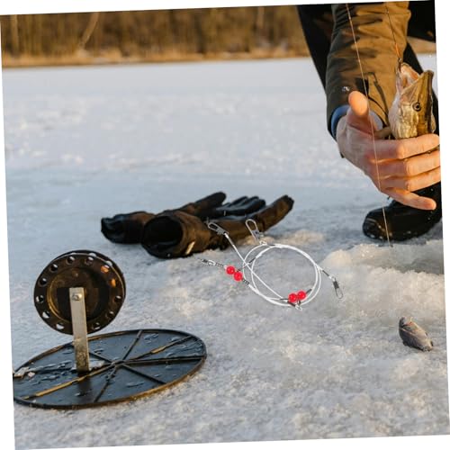 Balacoo 12 piezas líderes de pesca con nylon de alta resistencia miniatura 4