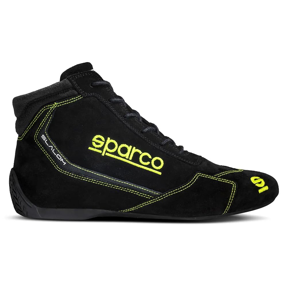 Sparco Unisex Standard Slalom 2022 Stiefel, Größe 40, Schwarz/Gelb, -Stiefel, Erwachsene, Eu
