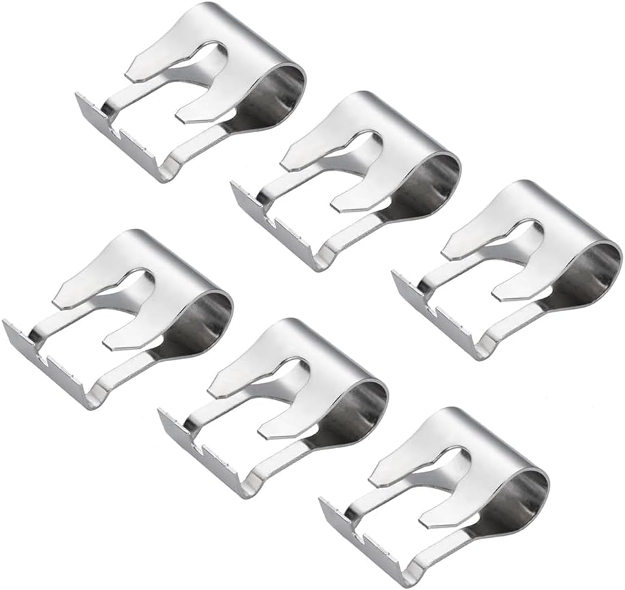 6 Pcs Wiper Linkage Clip,Car Metal Windshield Windscreen Wiper Linkage Clips Windscreen Wiper