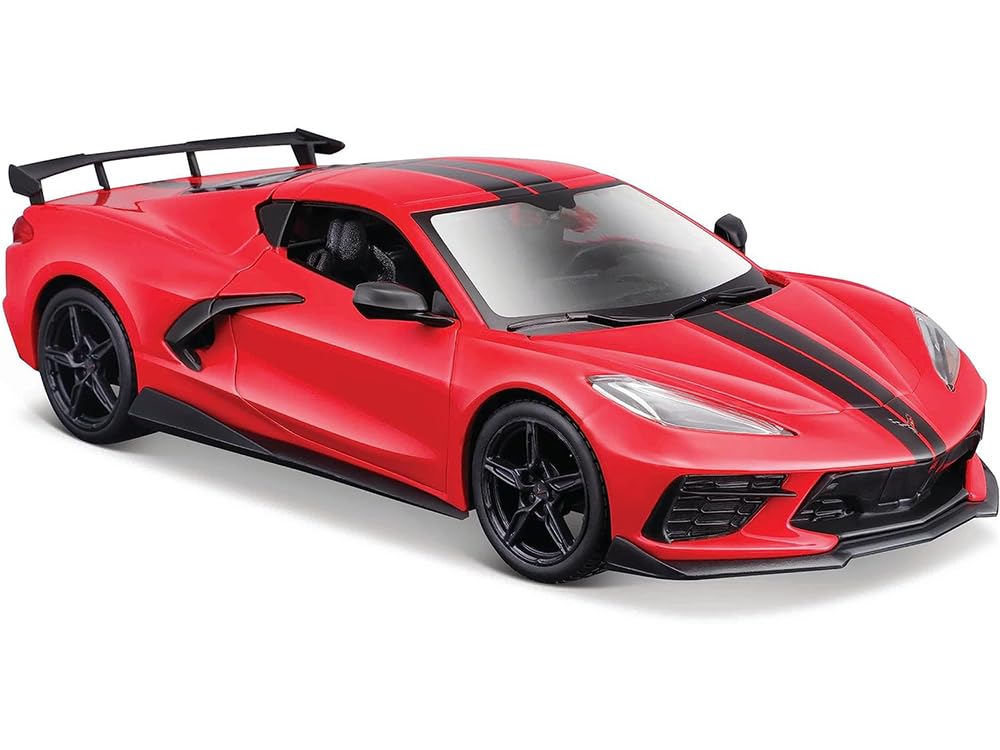 Amazon.com: 2020 Chevy Corvette Stingray Coupe Red with Black
