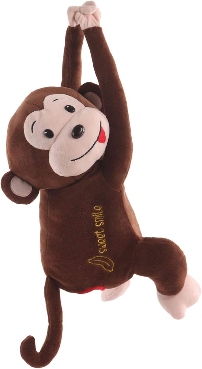 Monkey Tissue Holder for Car, Monkey Butt Tissue Box Paper
