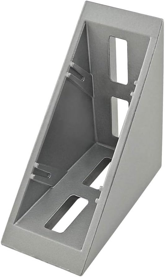 80/20 Inc., 14101, 45 Series 4 Hole Inside Corner Bracket with Tabs, Dual Support (25 Pack)