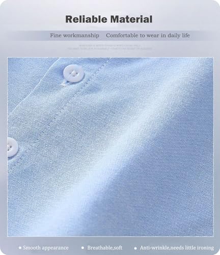 Muaquta Oxford Cotton Classic Fake Collar Detachable Dickey Collar Half Shirts Blouse False Collar Top for Women Men Outfits3