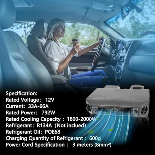 Aspligo 12V Under Dash AC Kit