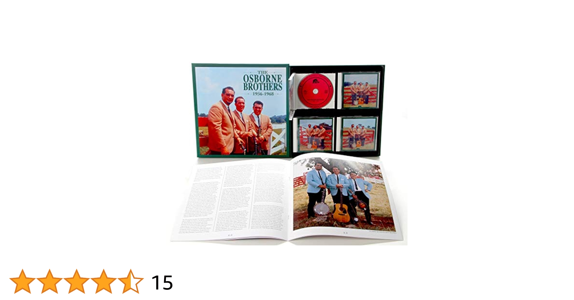 洋楽 THE OSBORNE BROTHERS 1956-1968 The Osborne Brothers - 1956-1968 (4-CD Deluxe Box Set