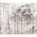 murando Fotomurali adesivi Fiori Giglio 441x315 cm carta da parati audoadesiva carta da parati moderna fotomurale carte da paratiLegno Ottico Paris Parigi b-C-0211-a-a