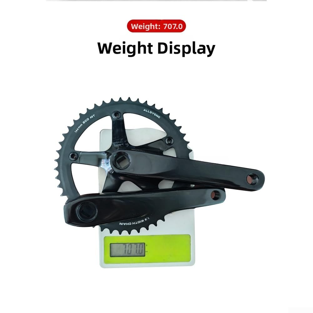 Guarnitura Bici Single Speed 48T 170mm Alluminio