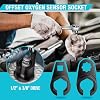 DURATECH 5PCS O2 Oxygen Sensor Socket Thread Chaser Set, 3/8 1/2 Drive x 7/8 22mm Oxygen Sensor Remover O2 Sensor Removal Tool Kit