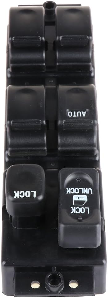 SCITOO Power Master Window Switch for 1998 1999 2000 2001 2002 2003 2004 for Isuzu Rodeo 1 Single Auto 6 Button Front Left Replace OE 897135-9271 Driver Side Window Control Switch
