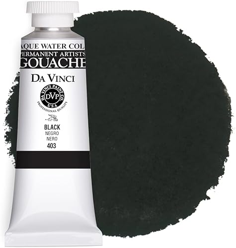 Artists' Gouache - Pintura de acuarela opaca Tamaño 5.07 onzas, Color blanco titanio