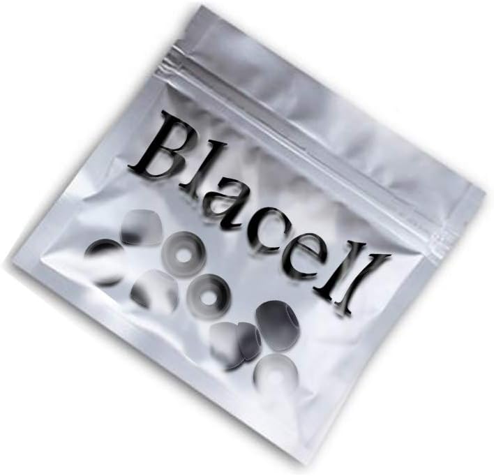 Blacell Replacement Silicone Ear Tips Earbuds Buds Set for Powerbeats 2 Wireless beats by dre headphones, 4 Pairs (Black)
