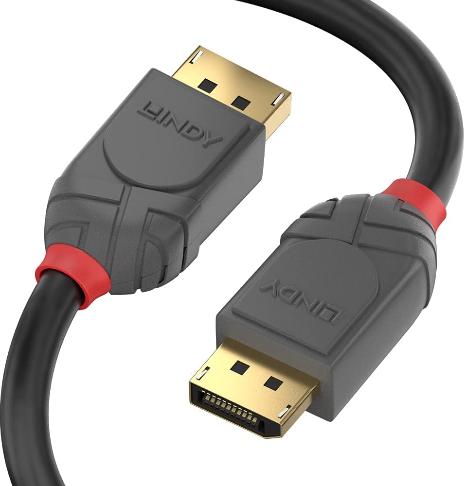 Lindy 3m DisplayPort 1.2 Cable, Anthra Line
