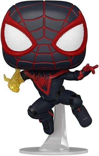 Funko Pop! Games Marvel Spider-Man Miles Morales (los estilos pueden variar), 3.75 pulgadas