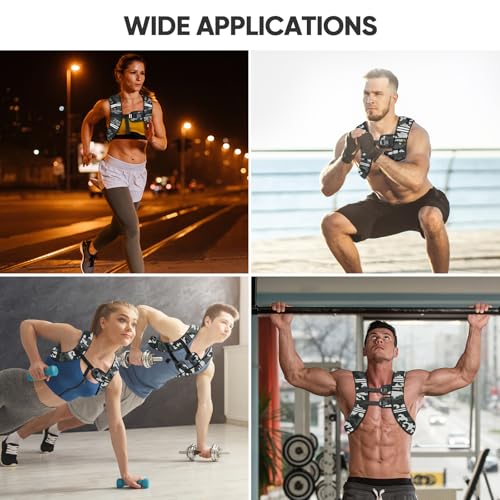 Image of APEXUP Weighted Vest Men Women, Weight Vest for Women Workout Equipment for Strength Training Running