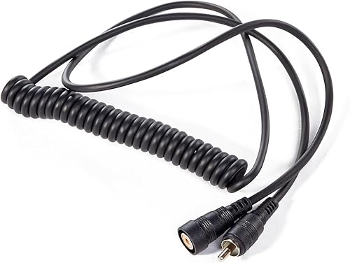 Miniatura 2 de UTSAUTO Cable de alimentación de escudo eléctrico de 3.2 pies a 5.2 pies para casco con calefacción, cable de alimentación para visera