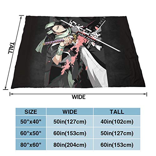 Fluffy Blanket Bleach Kuchiki Byakuya Bed Blankets Super Soft Reversible Sherpa Fleece Blanket Throws 50" X40 #TOP3