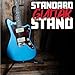 Rok-It Standard Guitar Stand for Acoustic, Electric, or Bass Guitars, (RI-GTRSTD-1)