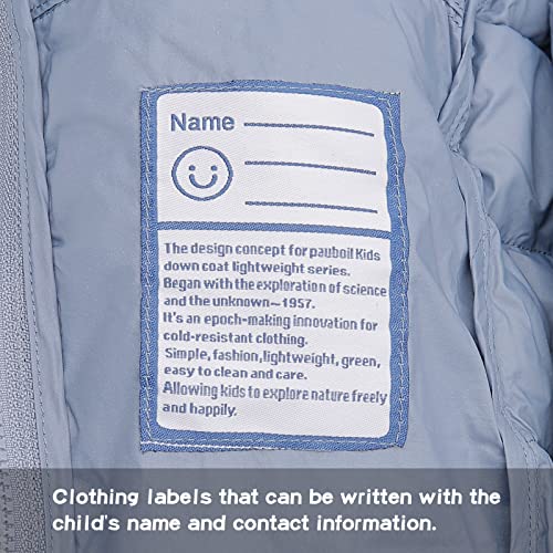 Bouclede Toddler Baby Girls Goose Down Jackets Kids Puffer Jacket 750 Fill Light-Weight Water-Resistant Hooded Winter Down Coat #TOP6