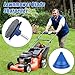 Anglekai 4+1PCS Lawn Mower Blade Sharpener, Universal Lawnmower Blade Sharpener Mower Sharpening Stone with 1PCS Balance Tool for Hand Drill/Power Drill