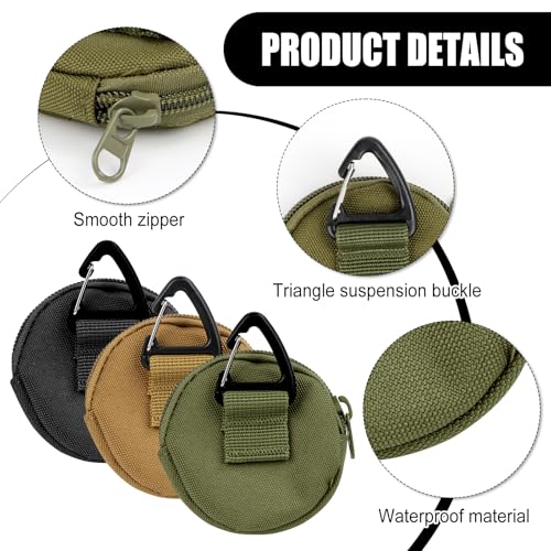 Feirdhoo Leckerlibeutel für Hunde, 3 Stück Tragbare Leckerlitasche für Hunde, Klein Freihändige Hundeleckerli Tasche, Futterbeutel Hundetraining für Reisen, Spaziergänge mit Haustieren