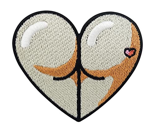 Parche termoadhesivo con forma de corazón sexy de Popo para planchar Finally Home