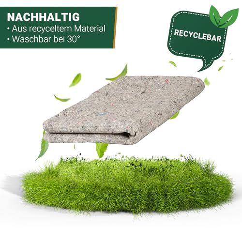 BB-Verpackungen 5 x Packdecken 130 x 200 cm (2-seitig versiegelt, strapazierfähig, langlebig) - Sets zwischen 5 und 500 Stück