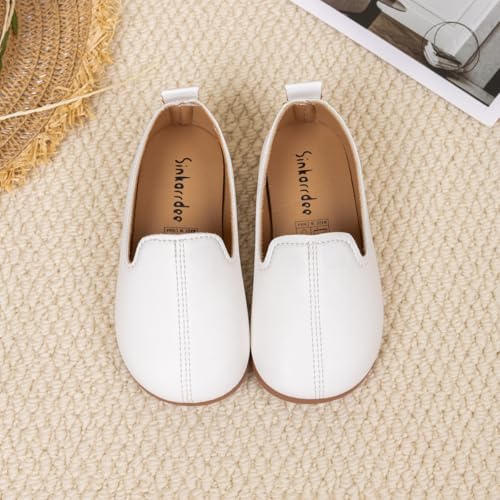 Image of ohsofy Boys Girls Soft Slip-On Loafers Comfort Cozy Oxford Rubber Sole Casual Wedding Party Dress Shoes(Toddler /Little Kid)