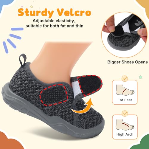 FEETCITY Baby Shoes Boys Girls First Walking Shoes Infant Sneakers Lightweight Slip On Shoe2