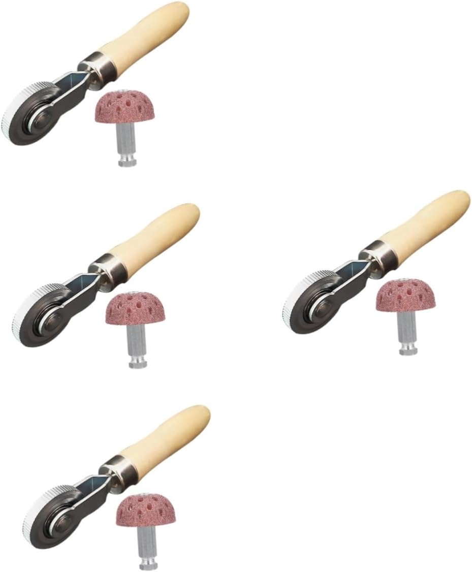 Mobestech 4sets Tire Repair Tool Kit Tire Patches Plugs Car Patch Tyre Roller Repair Wheel Puncture Tool