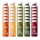 Nutriseed 7 Day Juice Cleanse (35 x 250ml) - Weight Management & Detox Cleanse Cold Pressed Juice, Healthy Diet, No Added Sugar or Preservatives, Vegan-Friendly, Dairy & Gluten-Free