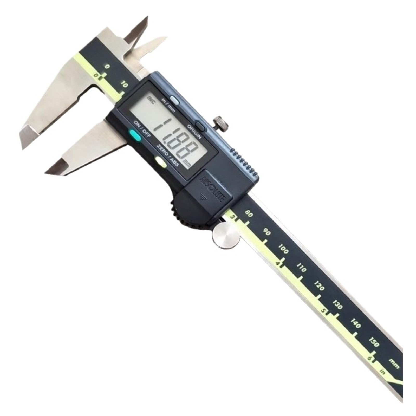 Calibrador Vernier digital LCD de acero inoxidable 0-200 mm 500-197-30, 0-150 mm 500-196-30, 0-300 mm 500-193-30(0-300mm 500-193-30)