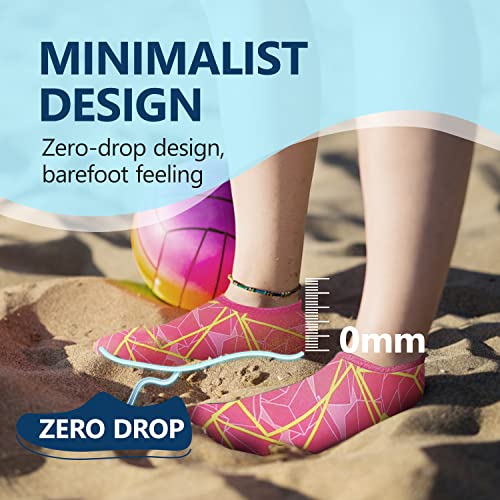 Image of JACKSHIBO Water Shoes for Women Men Quick-Dry Swim Shoes Beach Water Socks