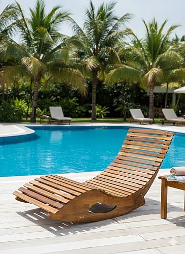 PRESTIGE HOME LIVING OUTDOOR Ergonomische Schwungliege Saunaliege...