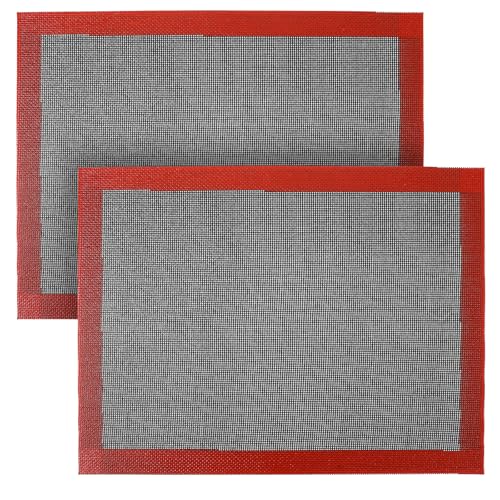 2Pcs Reusable Perforated Air Mesh Mat