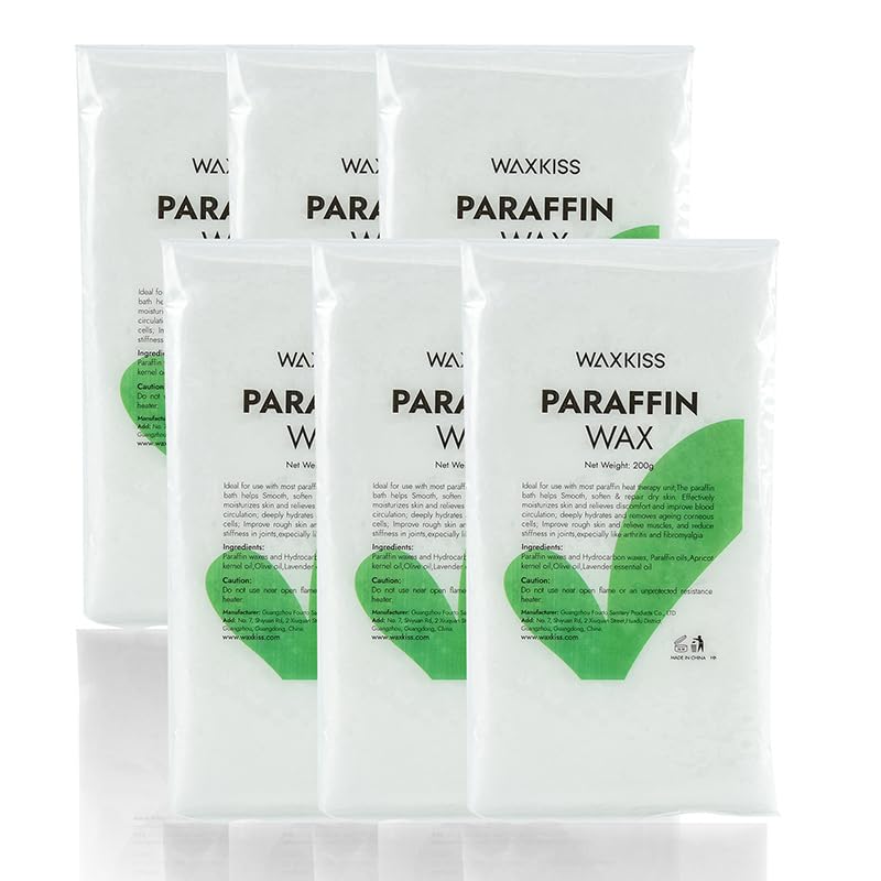 Paraffin Wax Machine for Hand and Feet with 3 packs of Paraffin Wax Refills Unscented,3000ml Hand wax Paraffin Machine for Reservation Paraffin Wax Bath