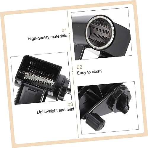 Rallador giratorio manual para queso, fácil de limpiar miniatura 4