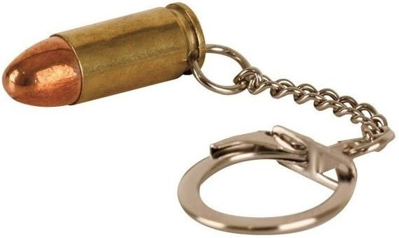 9mm Keyring - Brass - Single
