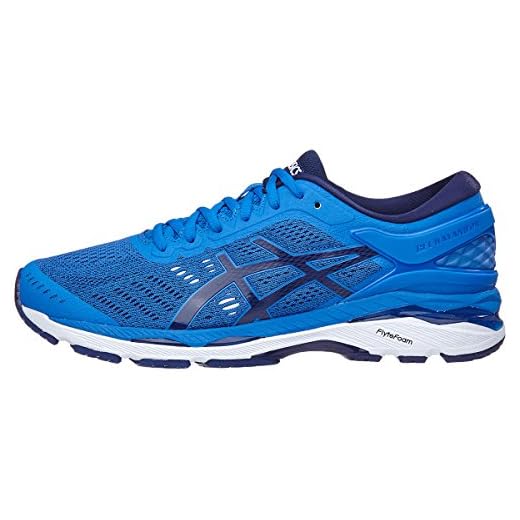 ASICS Men's Gel-Kayano 24 Running Shoes, 11M, Victoria Blue/Indigo Blue/Whit