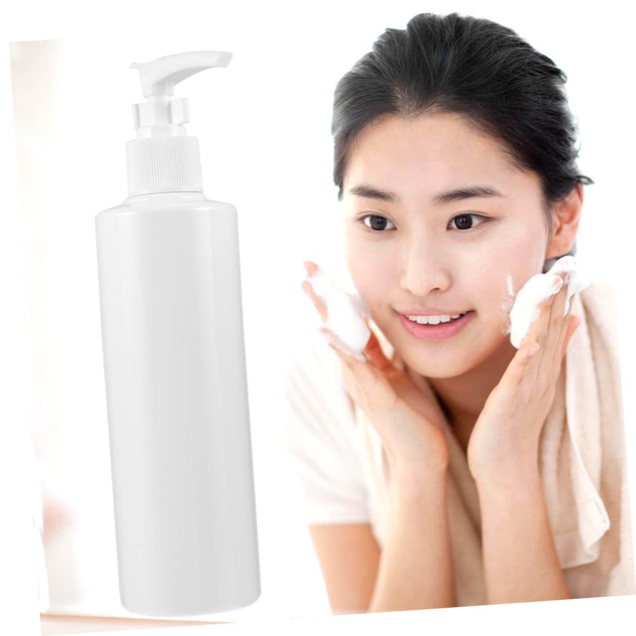 Botellas De Viaje Para Lociones Dispensador Portátil De Plástico Envases Vacíos Para Champú Y Cuidado Botella De Presión Práctica Para Cosméticos Y Productos 6 Piezas X 3