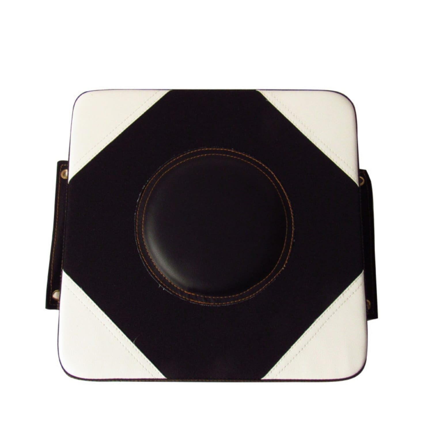 Padded Wall Target Pad Square Wall Punching Pad Long-Lasting Combat Arts Target Shock-Absorbing for Boxers, Home Gym, Dojo, Black White-image-49